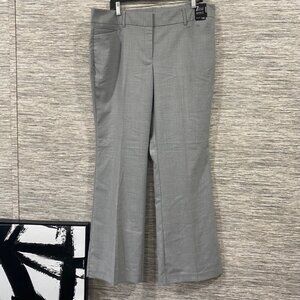 New York & Company 7th Avenue Gray Bootcut Pants Size 14 Stretch Fit nwt